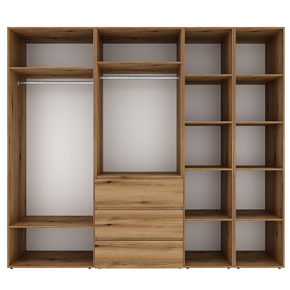 Шкаф распашной комбинированный ART IN HEAD №14 Light 2400x500x2200 мм Дуб Эвок прибрежный (GALTK01410000000) - фото 3 Шкаф распашной комбинированный ART IN HEAD №14 Light 2400x500x2200 мм Дуб Эвок прибрежный (GALTK01410000000) - фото 3