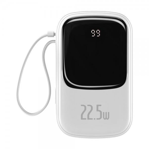 Повербанк Baseus Qpow PPQD-I02 20000 mAh 22,5 Вт USB Type-C Білий (1788292931)