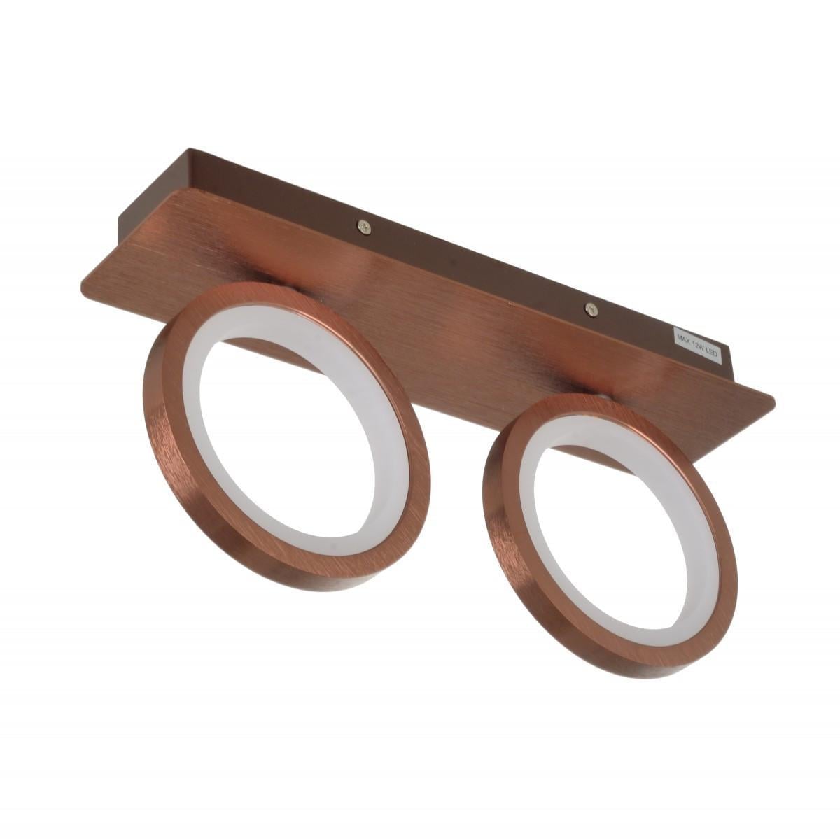 Бра настенное накладное минимализм Brille BL-854W/2х6W WW CF 29-165