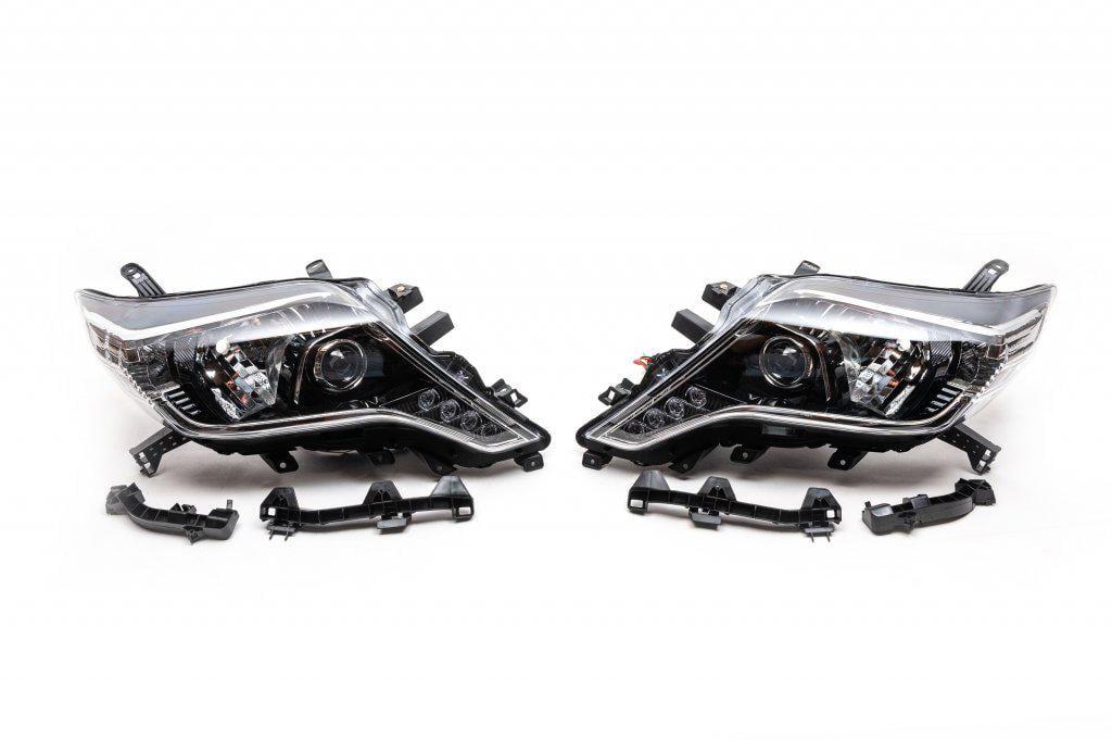 Оптика передняя LED с AFR адаптацией для Toyota Land Cruiser Prado 150 2013-2017 г. 2 шт. (68888)