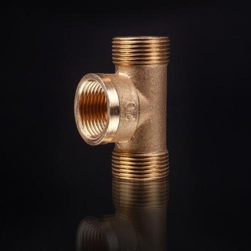 Тройник переходной Lexline К.0658-В 3/4" НВН усиленный латунь - фото 2 Тройник переходной Lexline К.0658-В 3/4" НВН усиленный латунь - фото 2