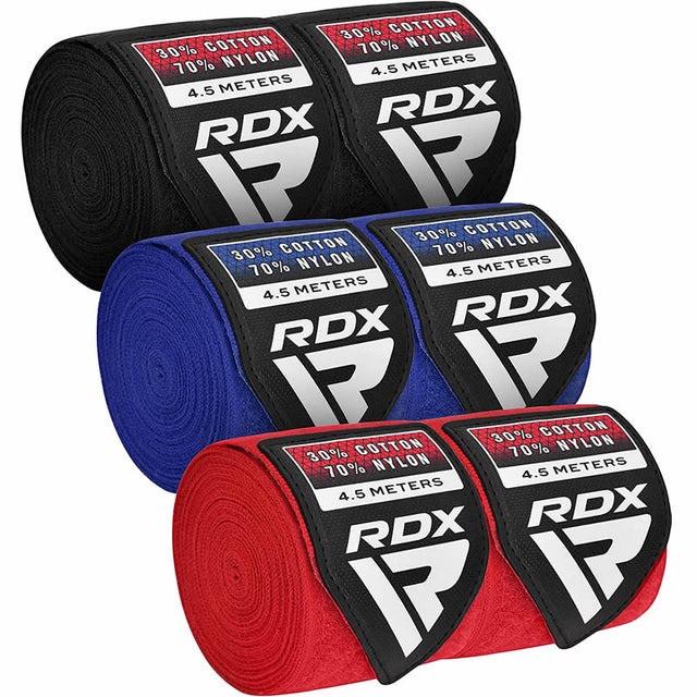 Бинты для бокса RDX RB Hand Wraps Combine 3 пары 4,5 м Red/Black/Blue (21774604)