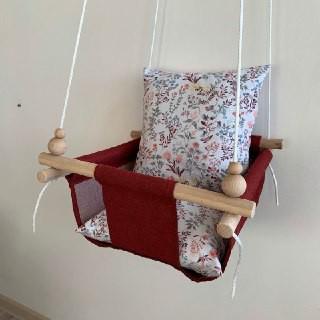 Дитяча гойдалка Infancy Гілочки Бордовий (10059566) - фото 5 Дитяча гойдалка Infancy Гілочки Бордовий (10059566) - фото 5