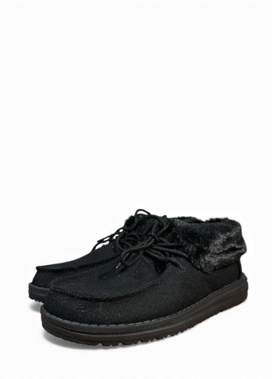 Ботинки женские Hey Dude Britt Total Black р. 36 23 см Черный (30644541)