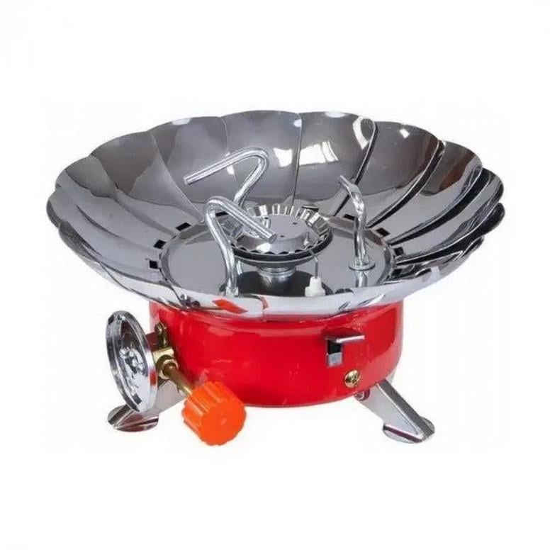 Газова плитка туристична в чохлі К-203 із захистом від вітру (21246596)