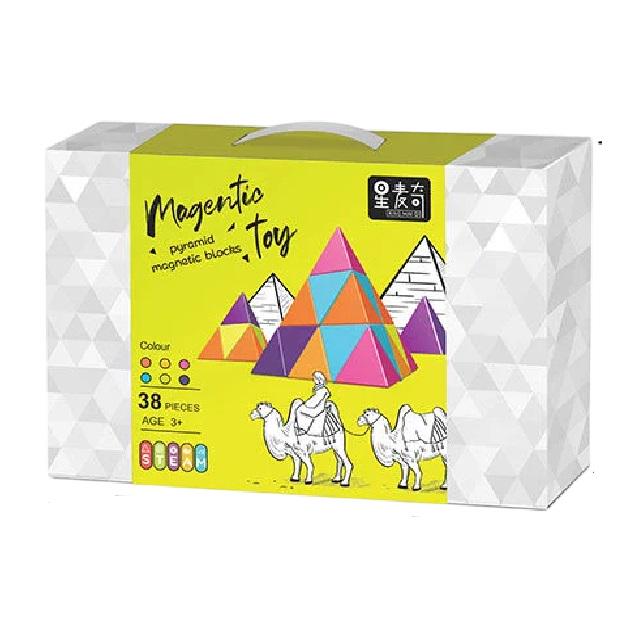 Конструктор магнітний 38 деталей Multicolor (156194) - фото 2