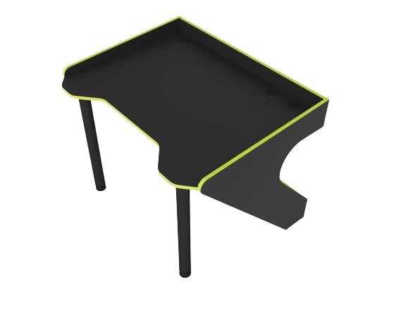 Комп'ютерний стіл Zeus GEROY-2 Чорний/Лайм (620a5d5302f9f47cd1356300) Комп'ютерний стіл Zeus GEROY-2 Чорний/Лайм (620a5d5302f9f47cd1356300)