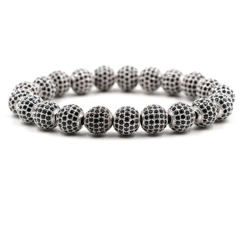 Браслет из шармов р. 18 Серебряный (90118)