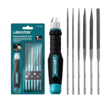 Набор игольчатых надфилей Libraton со сменной ручкой 6 шт. (828899)