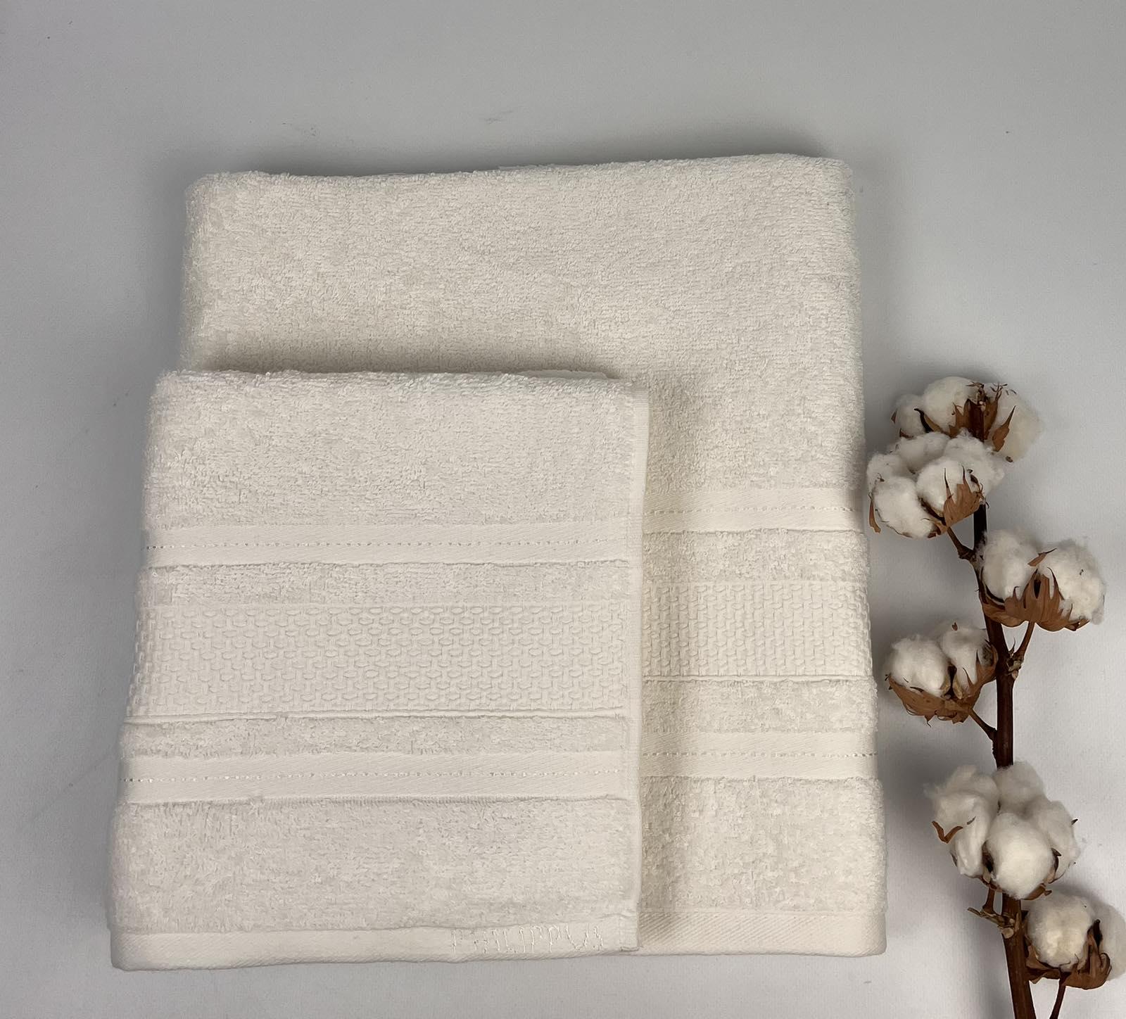 Набор полотенец Philippus Collesium Cotton Melissa ЕA055 2 шт. Молочный (CN31938)