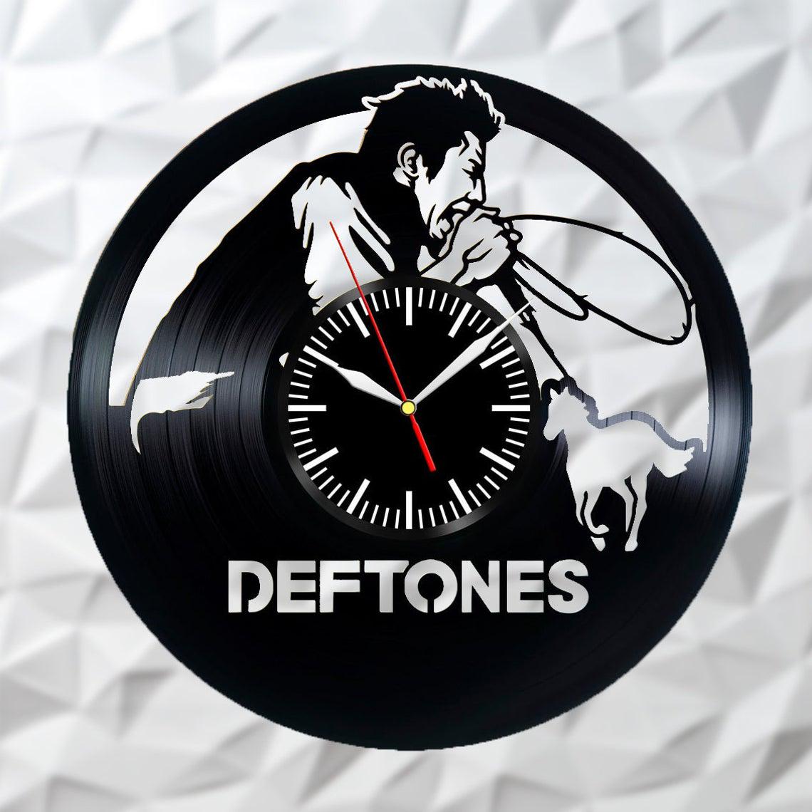 Часы настенные Deftones 2398 из виниловой пластинки