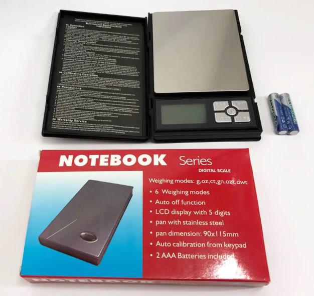 Ваги електронні у вигляді записника ювелірна серія Notebook Series від 0,01 до 500г (2104618655) - фото 10