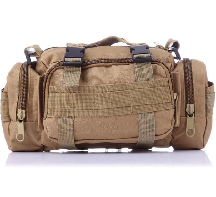 Сумка нагрудная поясная Tactic с ремнем на плечо 5 л Coyote (104-coyote) - фото 1 Сумка нагрудная поясная Tactic с ремнем на плечо 5 л Coyote (104-coyote) - фото 1