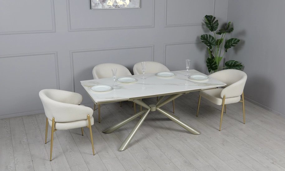 Стол раскладной Рим 1800/2600x900x750 мм Белый (2147483784) - фото 8