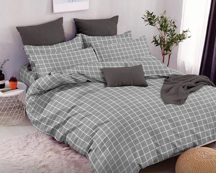 Комплект постільної білизни Мальва Бязь двоспальний 180x220 см 50х70 см/2 шт. (Н0917)