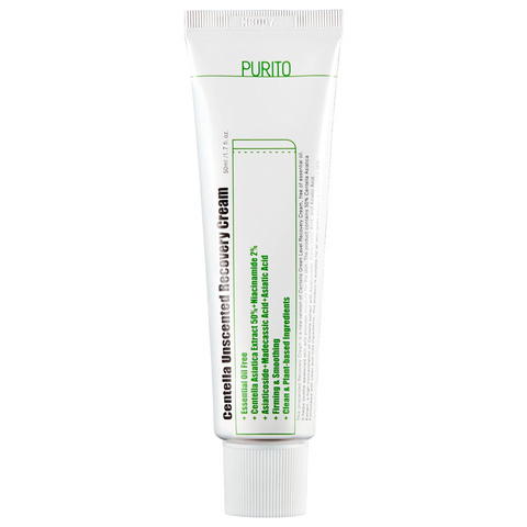Крем Purito Centella Unscented Recovery Cream восстанавливающий с экстрактом центеллы азиатской 50 мл