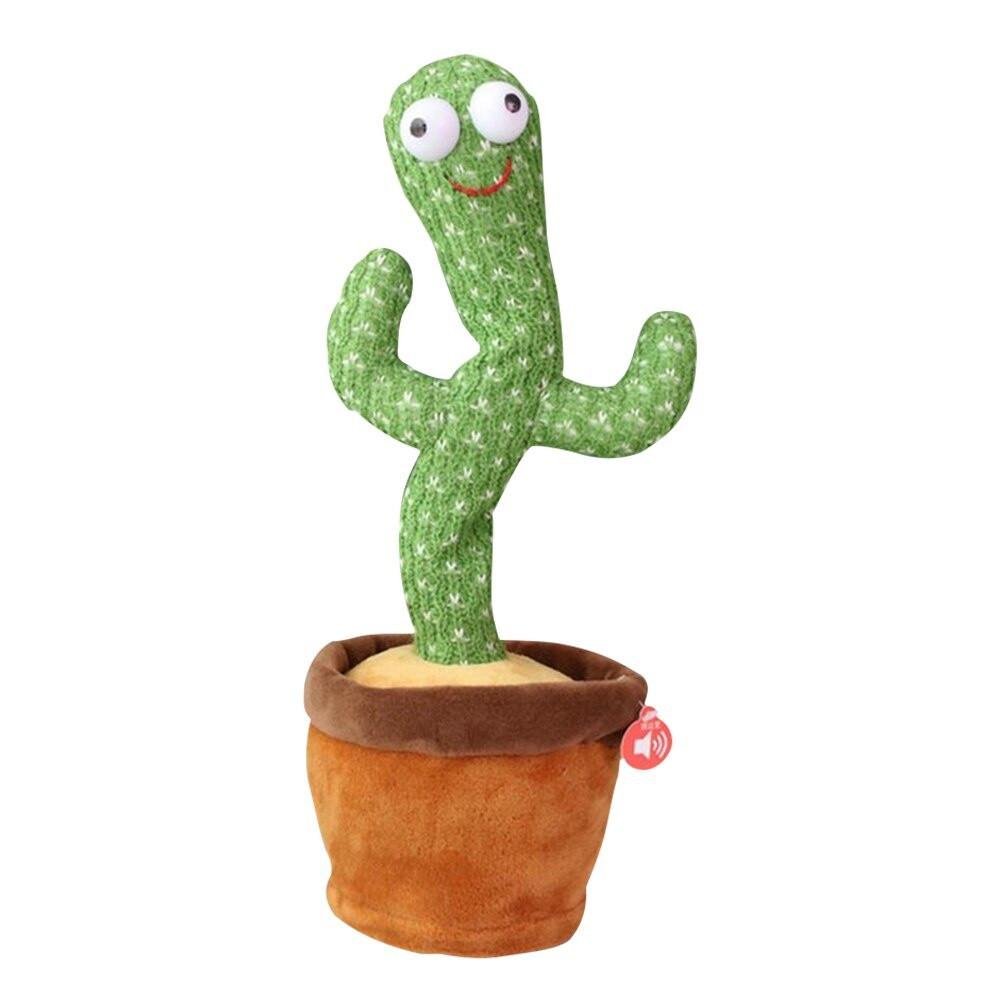 Игрушка танцующий кактус Dancing Cactus с подсветкой 120 песен на английском языке