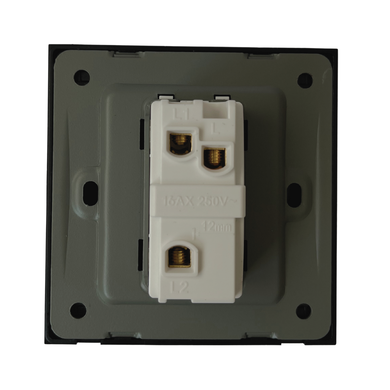 Вимикач прохідний 1 клавішний MERALLI INOX із нержавіючої сталі безрамковий (SWVK1KPR1) - фото 7