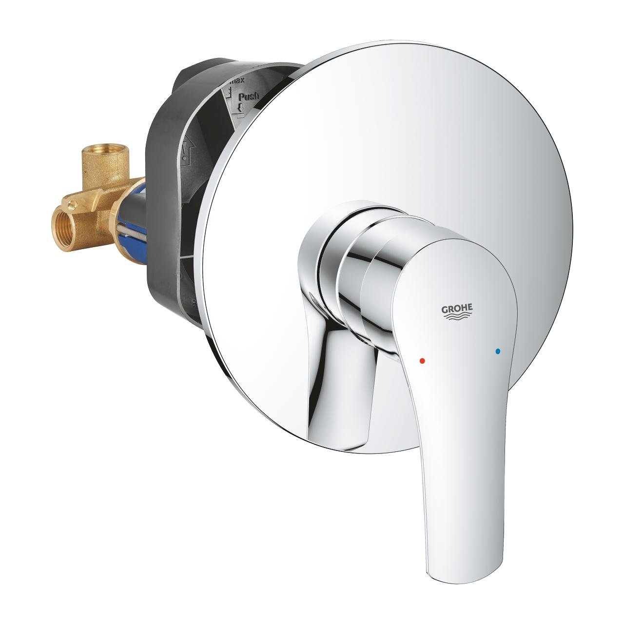 Змішувач для душа прихованого монтажу Grohe Eurosmart 33556003 Хром (124179)