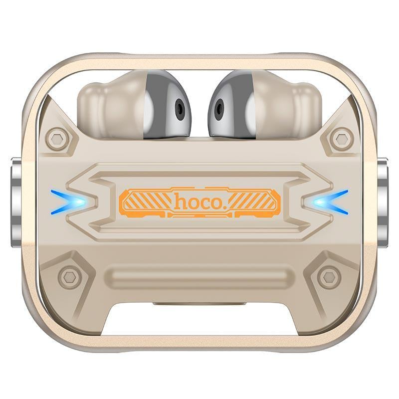 Наушники беспроводные игровые Bluetooth Hoco Trendy EW55 в кейсе Gold (13925431)
