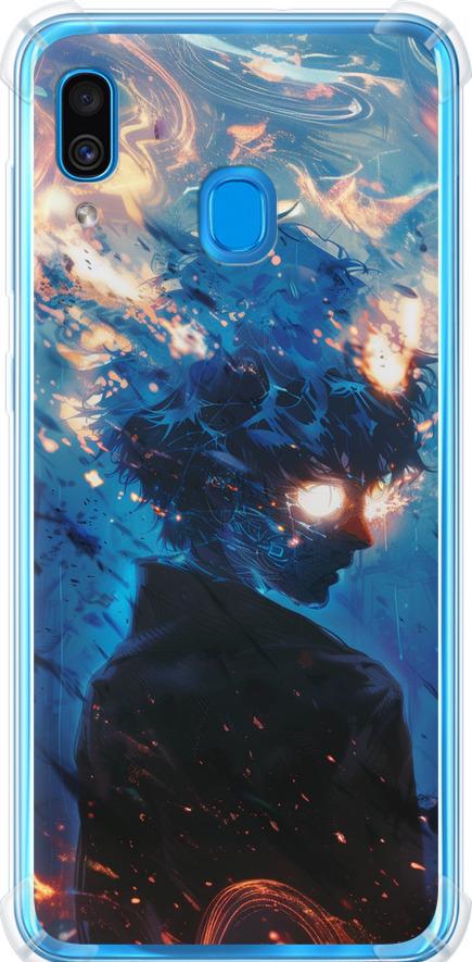 Чехол на Samsung Galaxy A20 2019 A205F Сатору Годжо (6129sp-1761-42517) Чехол на Samsung Galaxy A20 2019 A205F Сатору Годжо (6129sp-1761-42517)