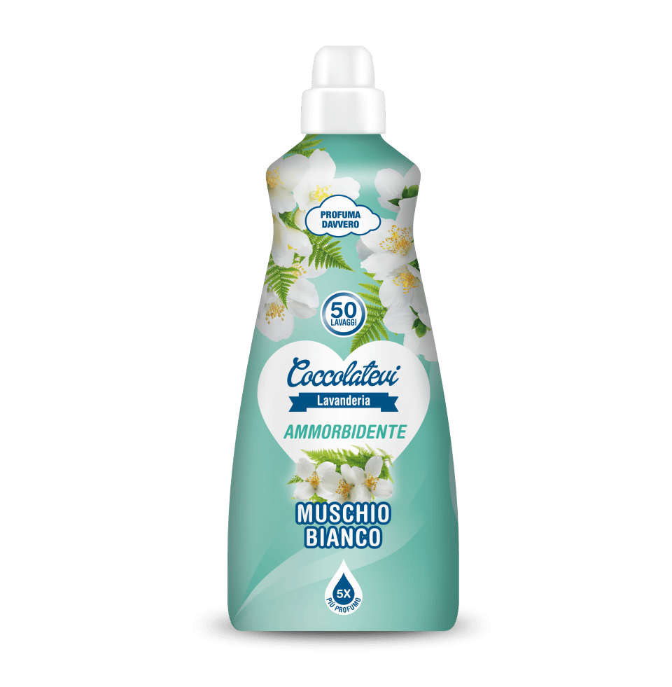 Пом'якшувач для прання білизни Coccolatevi Muschio Bianco з ароматом білого мускусу 1250 мл (24051314)
