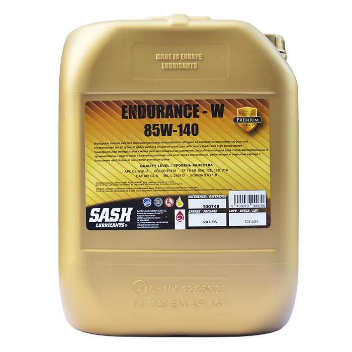 Трансмиссионная масло SASH ENDURANCE - W 85W-140 20 л (55255)