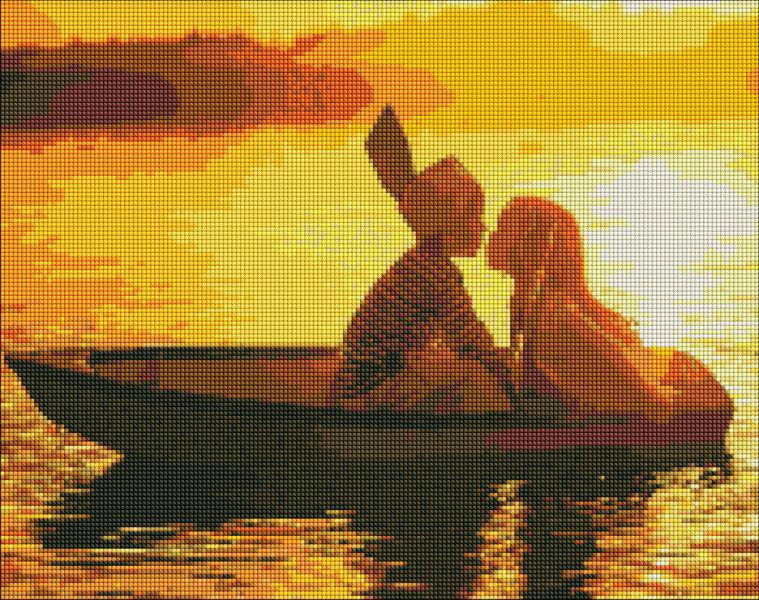 Алмазная мозаика Идейка Первая любовь 40x50 см (Id-AMO7230)