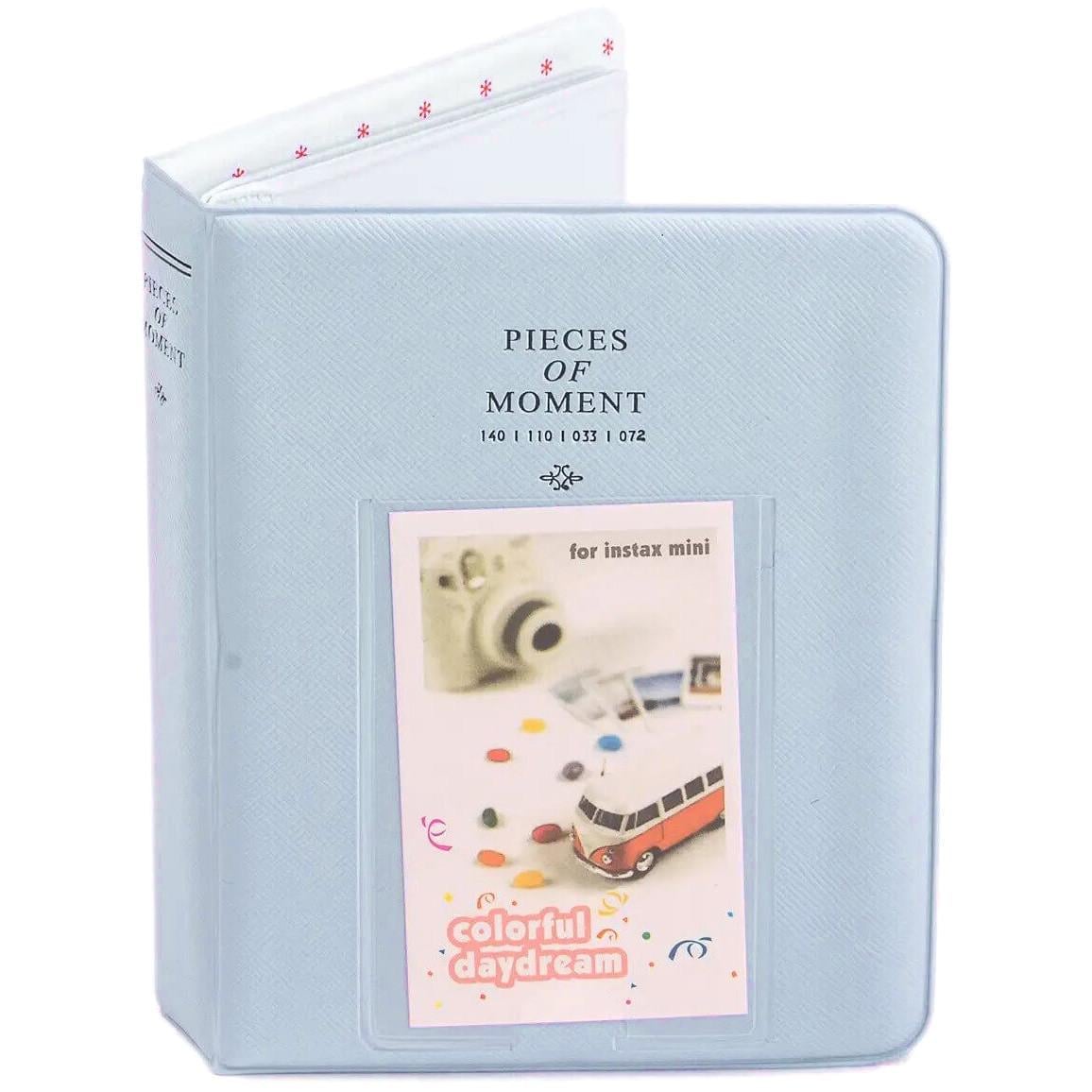 Фотоальбом для Fujifilm Instax Mini 64 фото Альбом для Mini 8/9/12/11/40/99/evo link Голубой (2148686510)