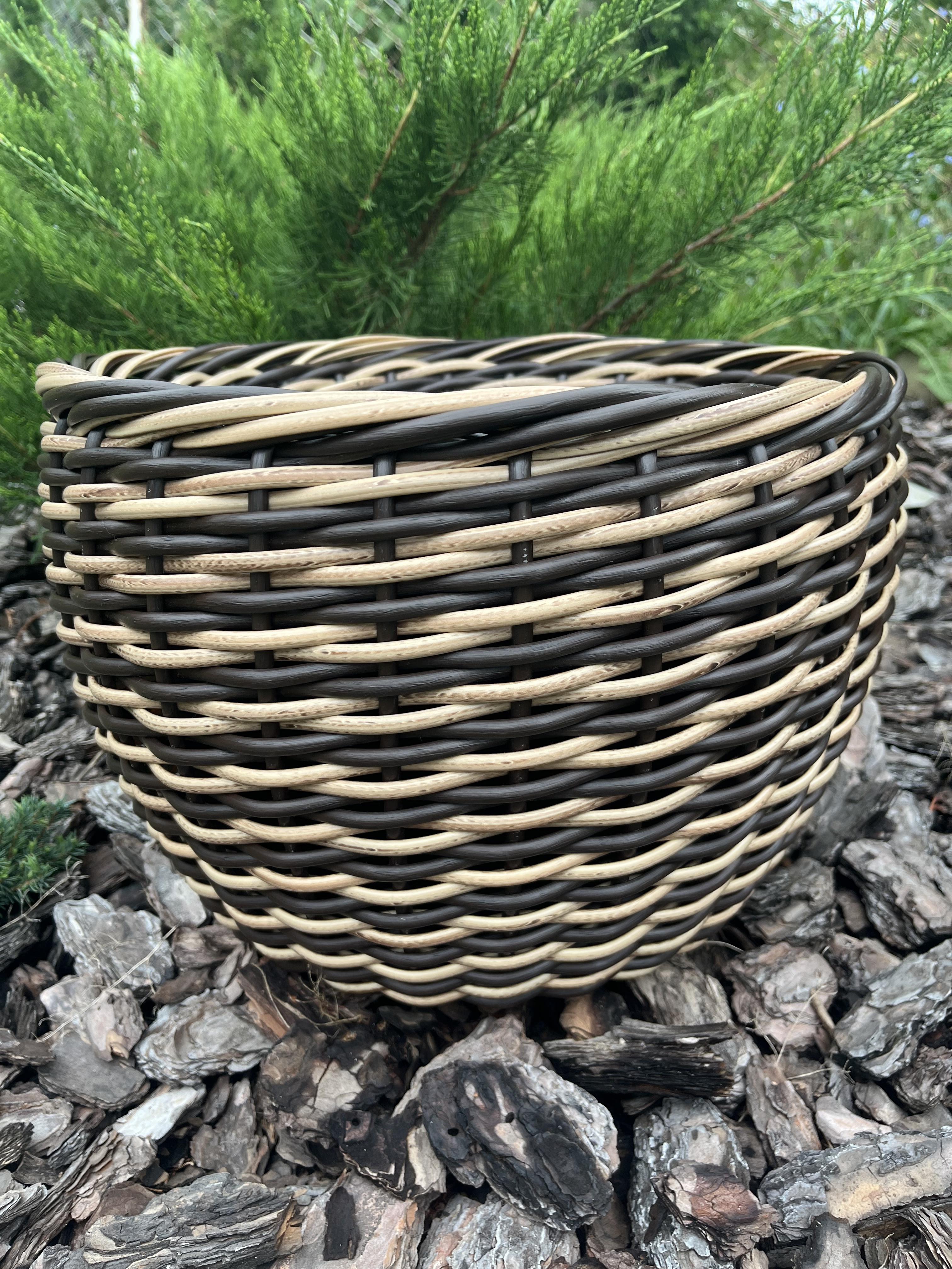 Кашпо для цветов из искусственного ротанга 16 л Комби (28004516) - фото 5 Кашпо для цветов из искусственного ротанга 16 л Комби (28004516) - фото 5