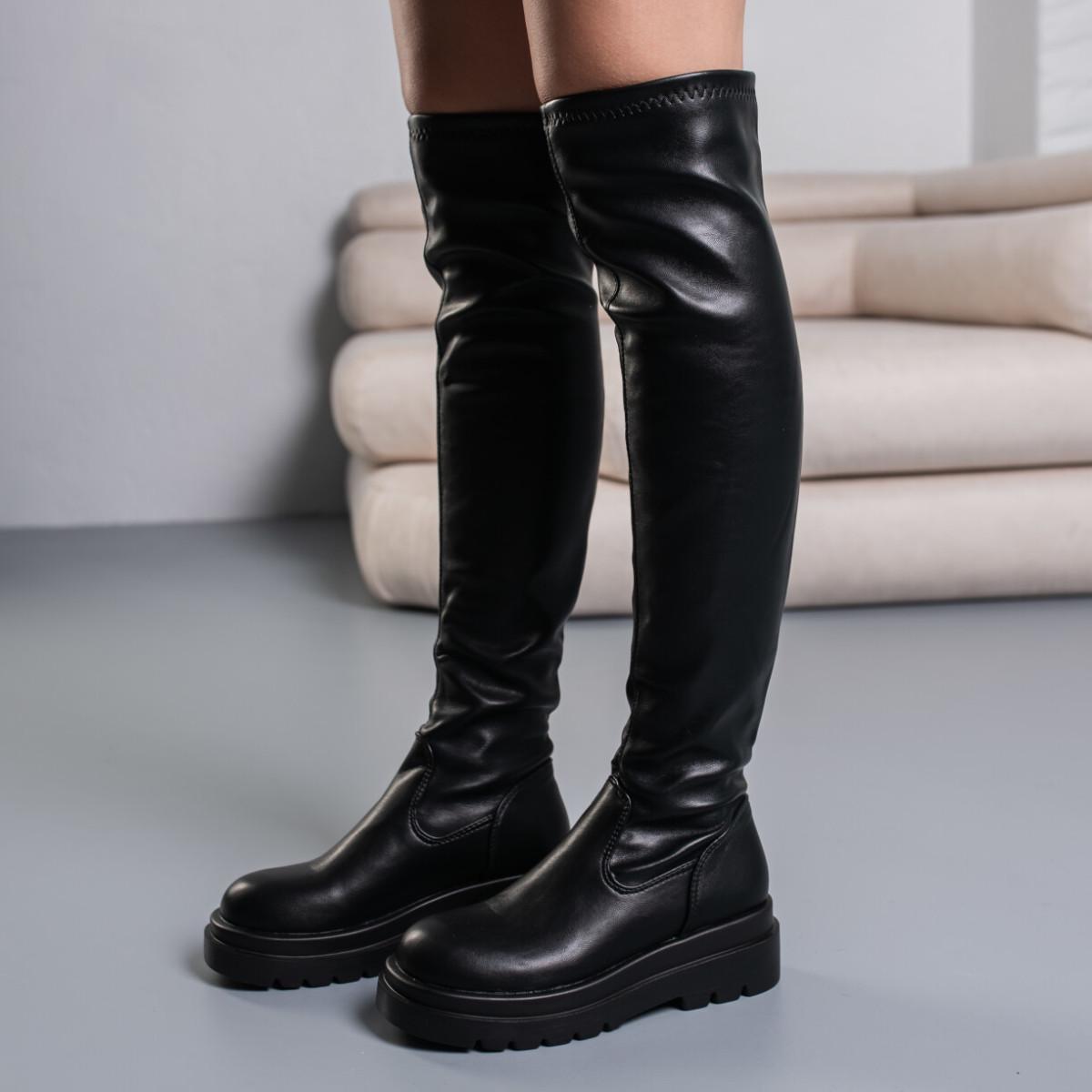 Ботфорти жіночі Fashion р. 39 25 см Чорний (3748)