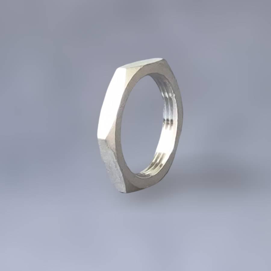 Контргайка муфтовая нержавеющая Ду40 1"1/2 н/ж сталь AISI304, резьба BSPP G1.5" Class 150 (PN20) - фото 6 Контргайка муфтовая нержавеющая Ду40 1"1/2 н/ж сталь AISI304, резьба BSPP G1.5" Class 150 (PN20) - фото 6