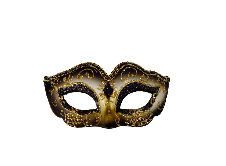 Маска Флоранс 15 см (13-519BLK) Маска Флоранс 15 см (13-519BLK)