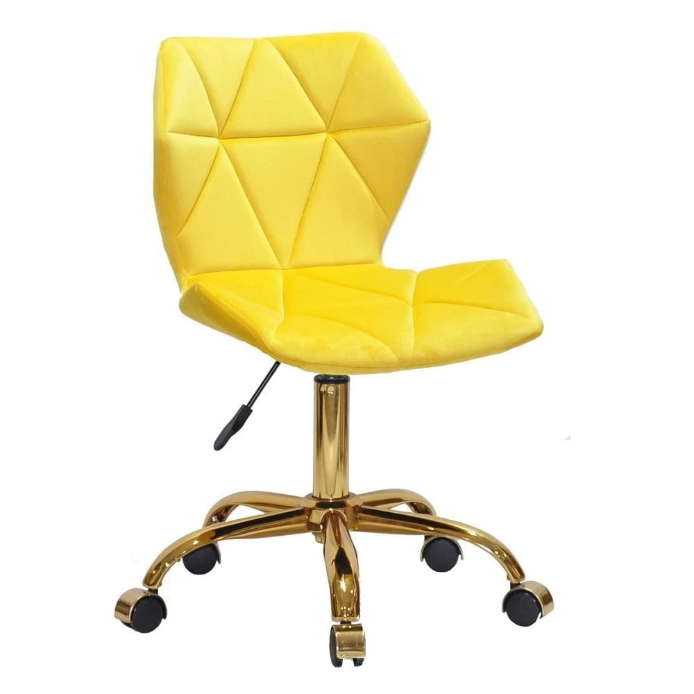 Стул TECHNO OFFICE GOLD экокожа Желтый (900489)