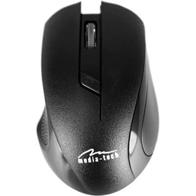 Компьютерная мышка беспроводная Media-Tech Trico 3 кнопки 2400 dpi Черный (36261011)