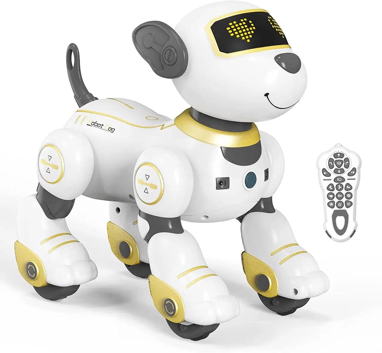 Собачка на радиоуправлении Smart stunt dog свет/звук/сенсорное управление/17 команд/3,7V White (144858)