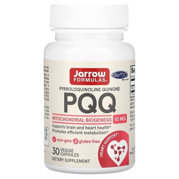 Антиоксидант PQQ Jarrow Formulas PQQ Pyrroloquinoline Quinone 10 мг 30 Caps