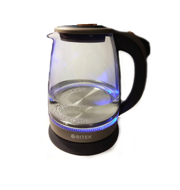 Чайник скляний Bітек BT3110 з LED підсвічуванням 1.8L 2400W