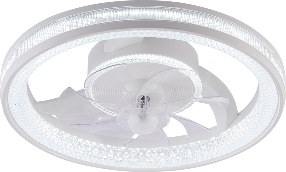 Люстра-вентилятор потолочная Light House SRS-20634/480 WH светодиодная Белый