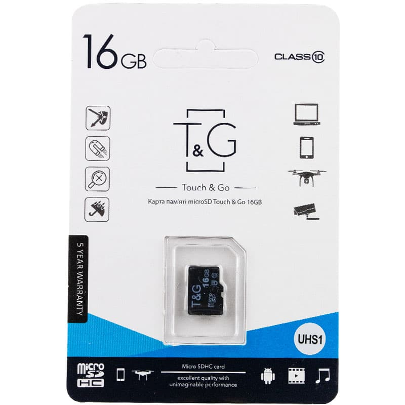 Флешка micro SD T&G 16 Gb (1748)