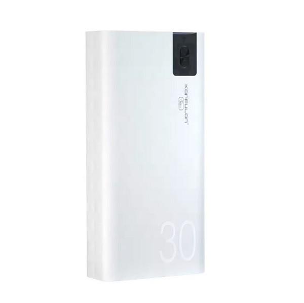 Повербанк Konfulon A19, 2,4 A 30000 mAh White (29caa1-4546)