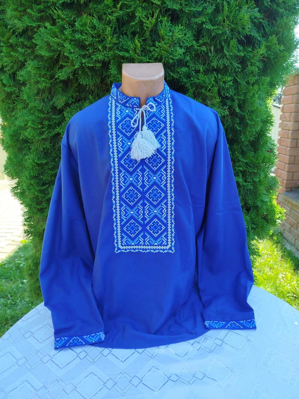 Вишиванки парні Орнамент р. 42 Синій (1323996674) - фото 3