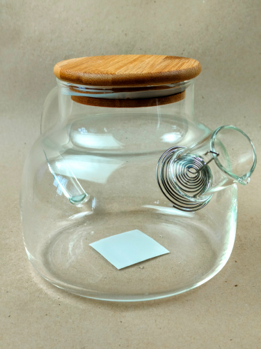 Чайник заварочный SNT с бамбуковой крышкой 1 л (32235)