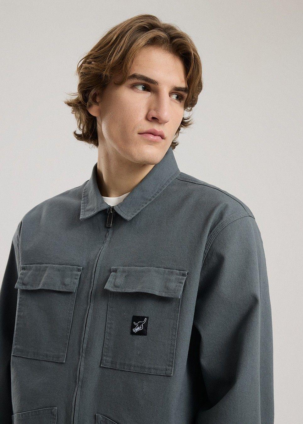 Сорочка чоловіча Diverse CLTN OVER SK8 довгий рукав 2XL Графіт (5905384084170) - фото 5 Сорочка чоловіча Diverse CLTN OVER SK8 довгий рукав 2XL Графіт (5905384084170) - фото 5