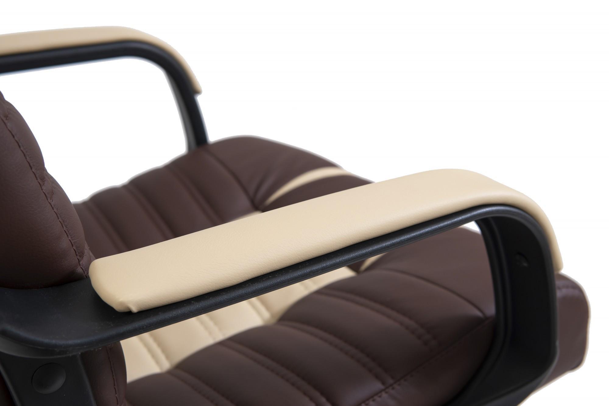 Кресло офисное компьютерное Atlant Fly 2231-2207 Подлокотник Рич ПлаStick М3 MultiBlock Бежево-коричневый - фото 4 Кресло офисное компьютерное Atlant Fly 2231-2207 Подлокотник Рич ПлаStick М3 MultiBlock Бежево-коричневый - фото 4