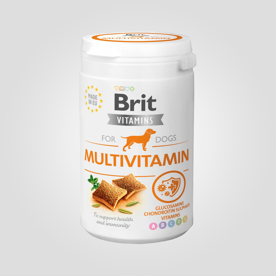 Вітаміни для собак Brit Vitamins Multivitamin для здоров'я 150 г (20503487)