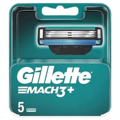 Картриджі для гоління чоловічі GILLETTE Mach 3 леза касети 5 шт.