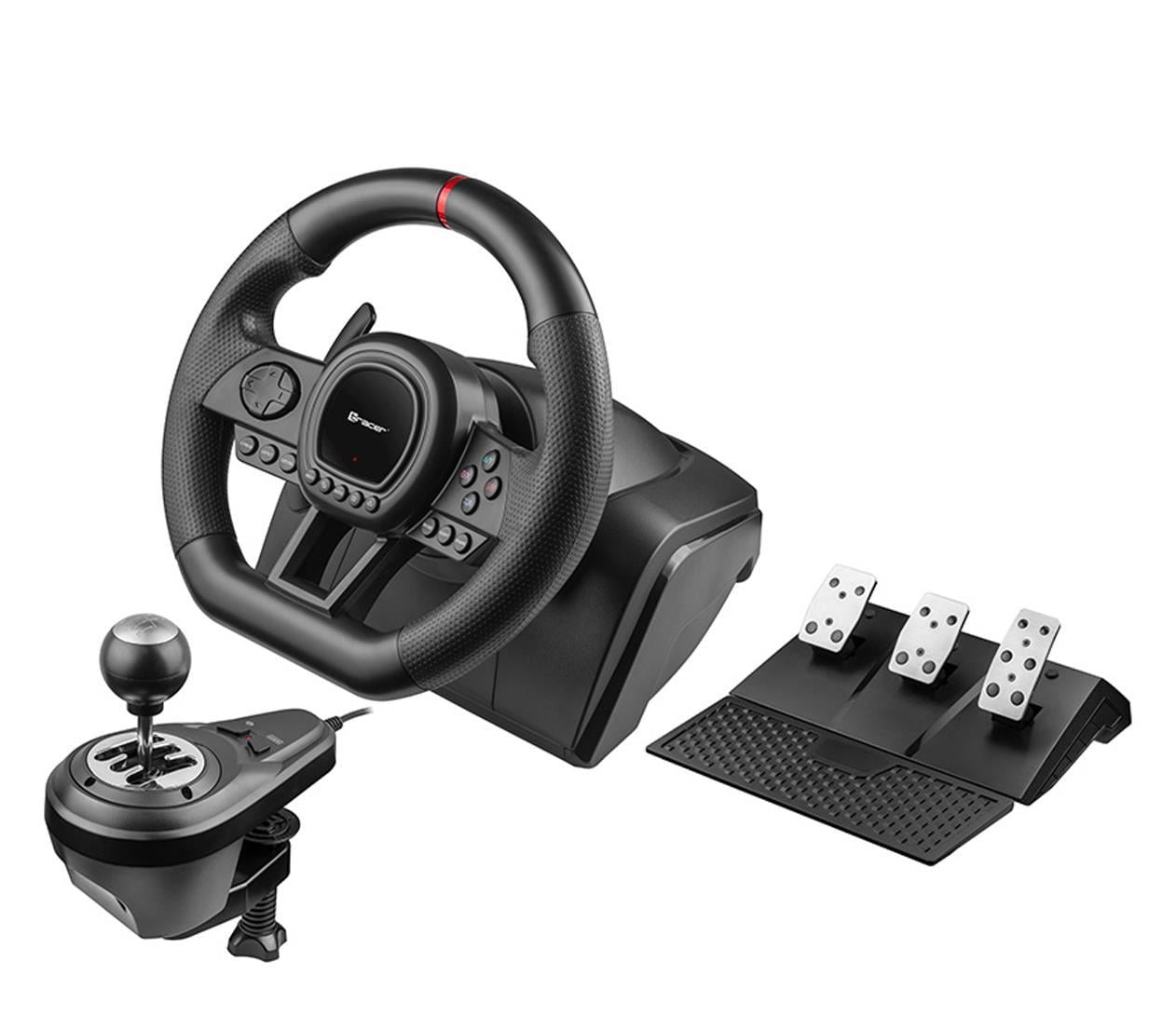 Комплект кермо/педалі/коробка перемикання передач Tracer SimRacer (TRAJOY47345) Комплект кермо/педалі/коробка перемикання передач Tracer SimRacer (TRAJOY47345)