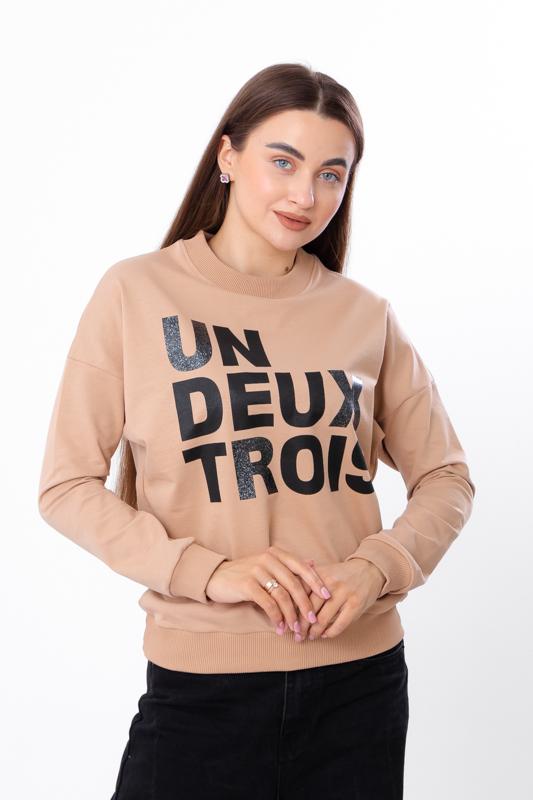 Світшот жіночий Носи Своє р. 52 Капучино (8175-057-33) - фото 2 Світшот жіночий Носи Своє р. 52 Капучино (8175-057-33) - фото 2