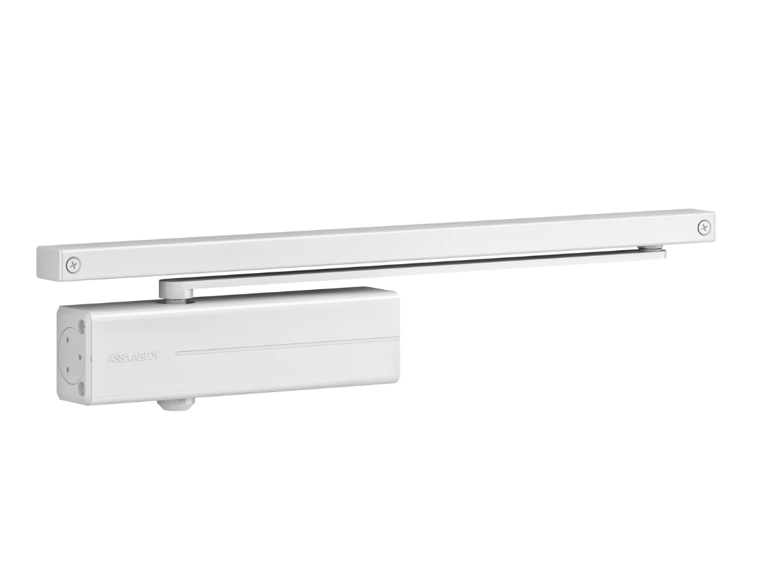 Доводчик дверной ASSA ABLOY DC135 со скользящей тягой EN 2/3 950 мм 60 кг Білий